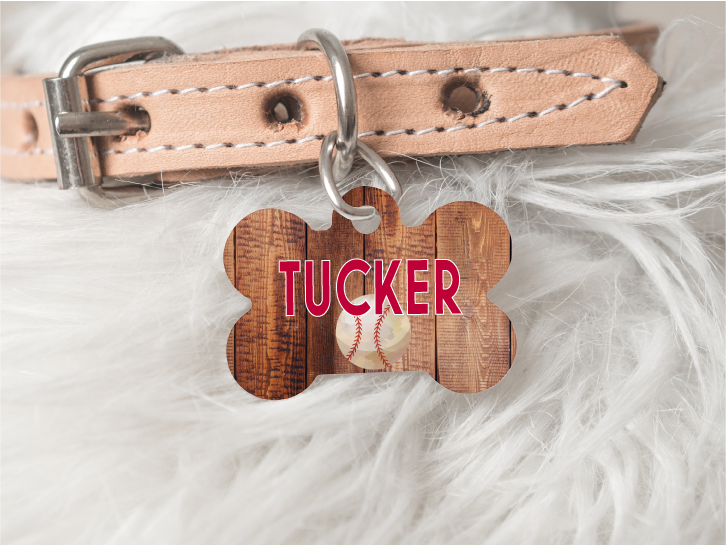 Old Baseball Personalized Pet Tag 37 freeshipping - BirchBearCo