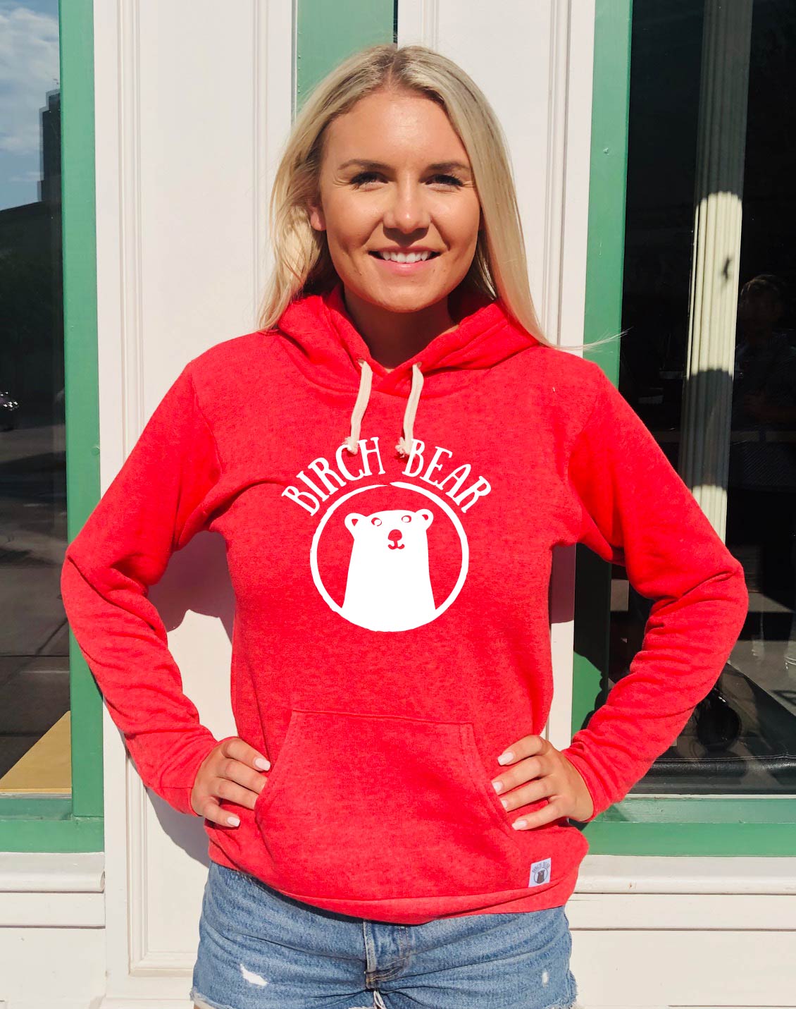 Birch Bear Logo Hoodie | Cozy Unisex Triblend Hoodie