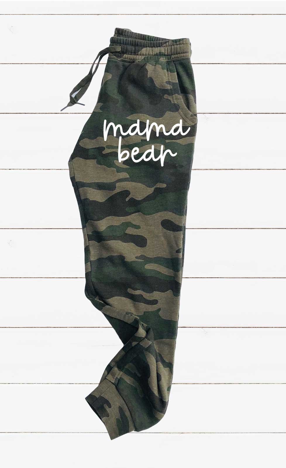 Mama Bear Graphic Women's Soft Washed Sweatpants